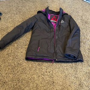 Gerry brand winter coat. Dark gray. Size small.